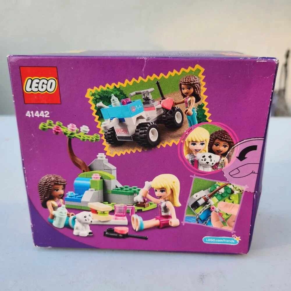 NEW Lego Friends Vet Clinic Rescue Buggy 41442 Building Set Kit Toy First-Aid To
